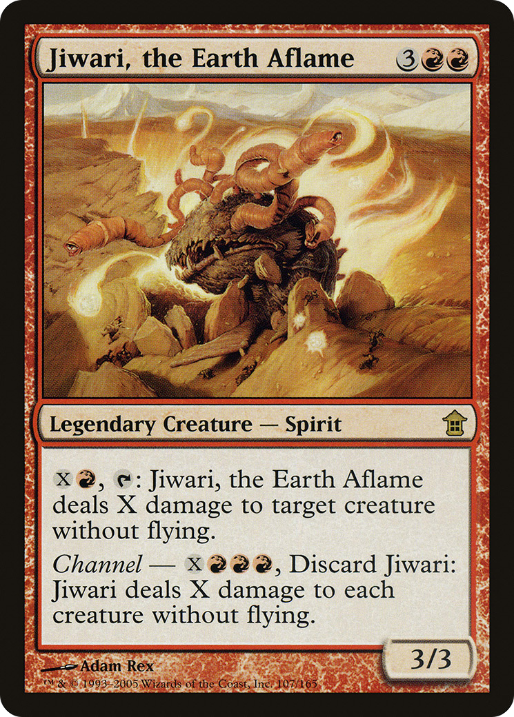 Jiwari, the Earth Aflame - Foil