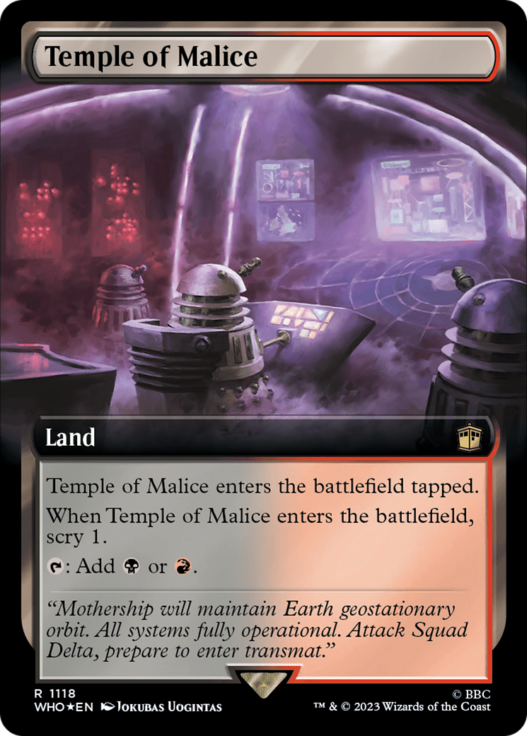 Temple of Malice (1118) (Extended Art) - Surge Foil