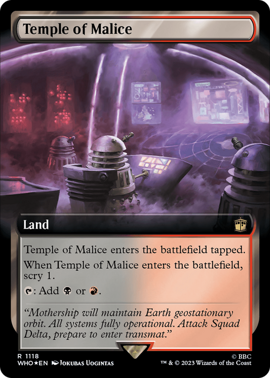 Temple of Malice (1118) (Extended Art) - Surge Foil