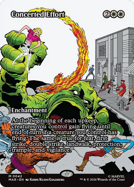 Concerted Effort (0042) (Borderless) (MAR) - Foil