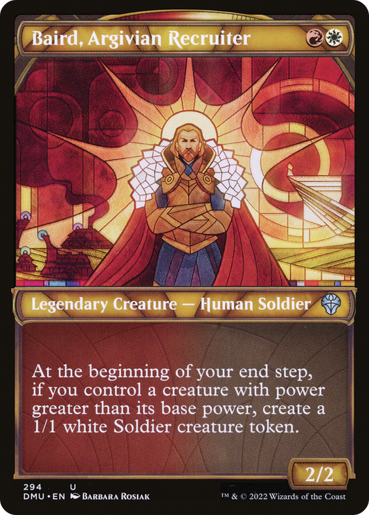 Baird, Argivian Recruiter (294) (Showcase) - Foil