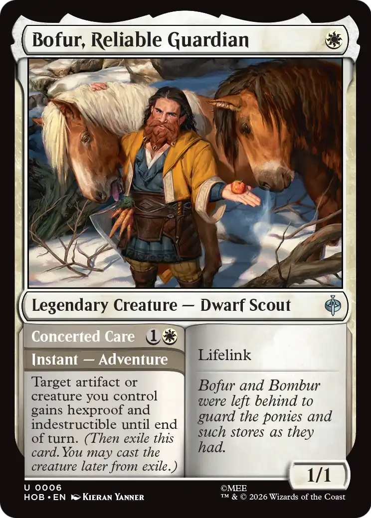 Bofur, Reliable Guardian // Concerted Care (HOB) - Foil