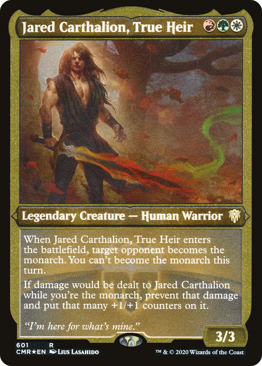Jared Carthalion, True Heir - Foil Etched