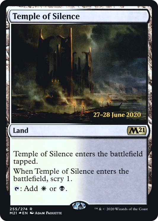 Temple of Silence (255) (Prerelease) - Foil