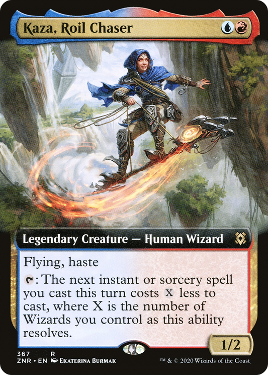 Kaza, Roil Chaser (367) (Extended Art) - Foil