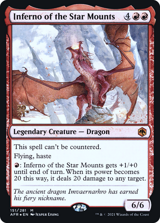 Inferno of the Star Mounts (151) (Prerelease) - Foil