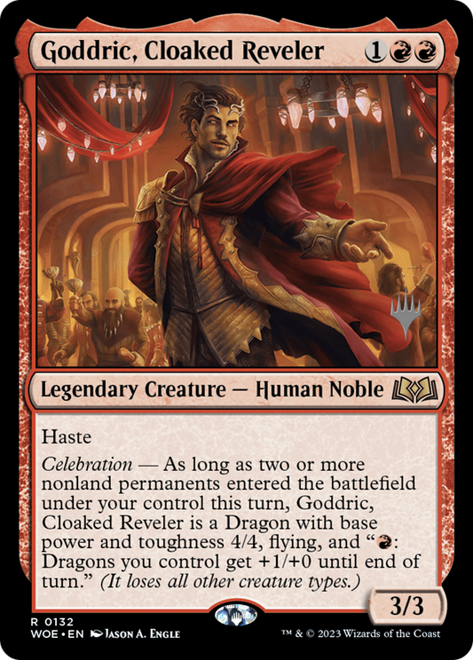 Goddric, Cloaked Reveler (0132) (Promo Pack) - Foil
