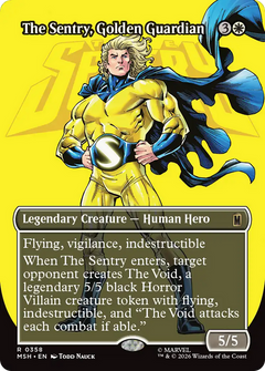 The Sentry, Golden Guardian (0358) (Borderless) (MSH)