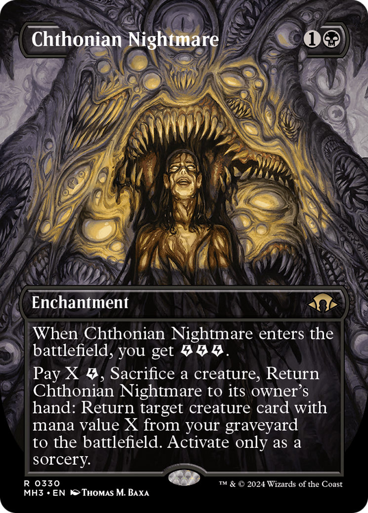 Chthonian Nightmare (0330) (Borderless) - Foil