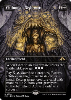 Chthonian Nightmare (0330) (Borderless) - Foil
