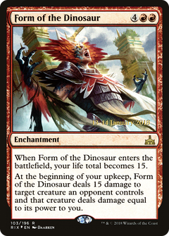Form of the Dinosaur (103) (Prerelease) - Foil