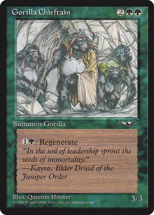 Gorilla Chieftain (Four Gorillas)