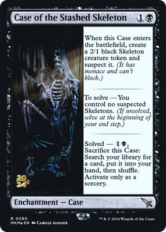 Case of the Stashed Skeleton (0080) (Prerelease) - Foil
