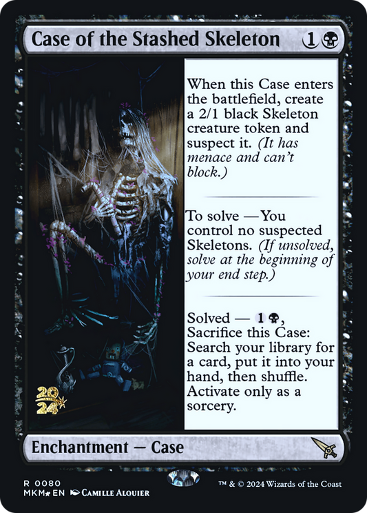 Case of the Stashed Skeleton (0080) (Prerelease) - Foil