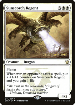 Sunscorch Regent (041) (Prerelease) - Foil