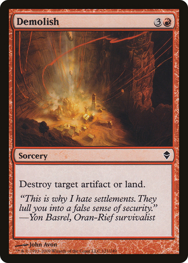 Demolish - Foil