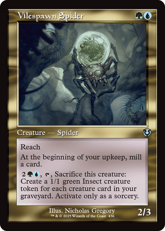 Vilespawn Spider (0436) (Retro Frame) - Foil