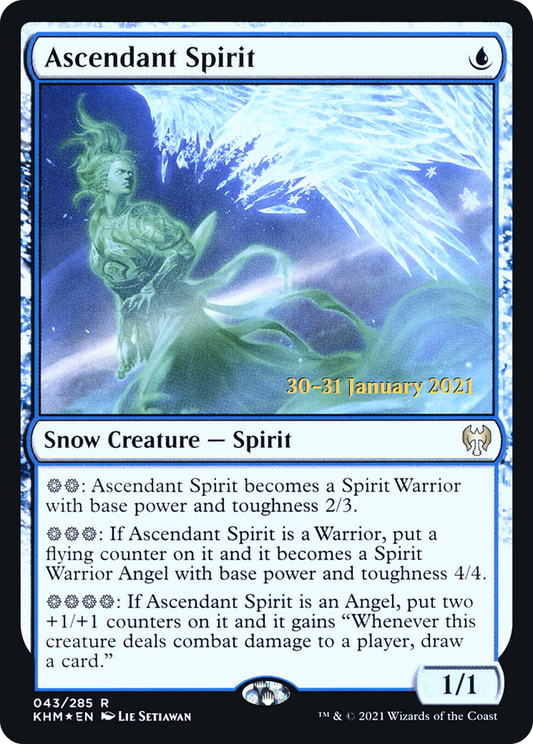 Ascendant Spirit (043) (Prerelease) - Foil