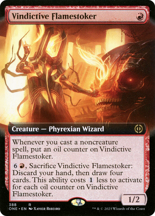 Vindictive Flamestoker (388) (Extended Art) - Foil
