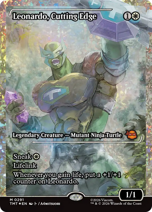 Leonardo, Cutting Edge (0291) (Showcase) (TMT) - Fracture Foil
