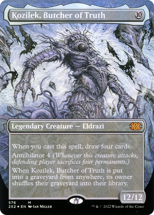 Kozilek, Butcher of Truth (576) (Borderless) - Textured Foil