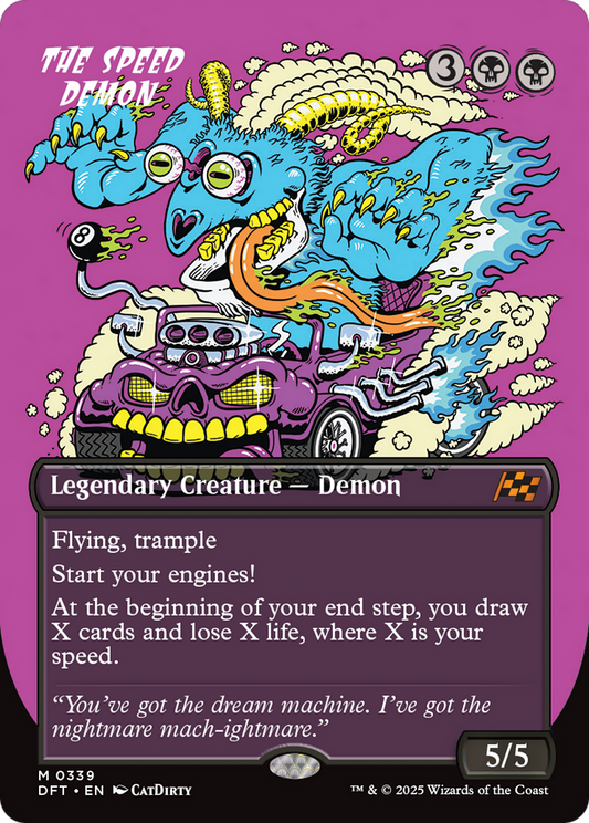 The Speed Demon (0339) (Borderless) - Foil