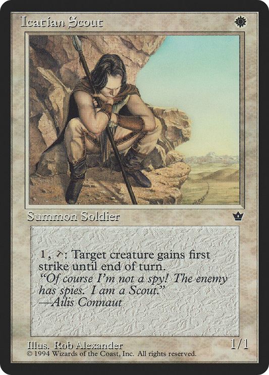 Icatian Scout (Illus. Rob Alexander)