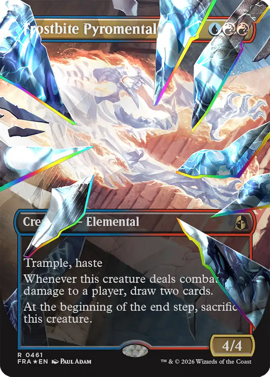 Frostbite Pyromental (0461) (Borderless) (FRA) - Facet Foil