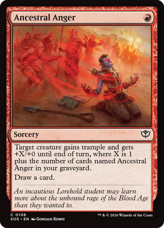 Ancestral Anger (SOS) - Foil