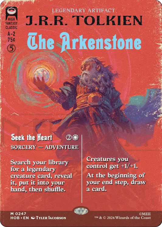 The Arkenstone // Seek the Heart (0247) (Borderless) (Book Cover) (HOB) - Foil