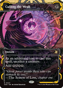Culling the Weak (0027) (Showcase) (SOA) - Foil