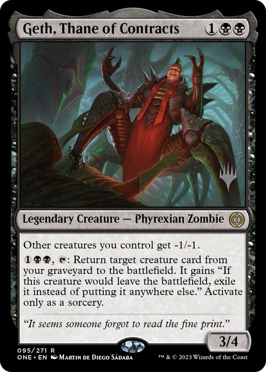 Geth, Thane of Contracts (095) (Promo Pack) - Foil
