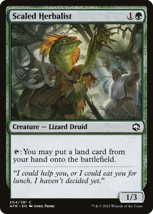 Scaled Herbalist - Foil