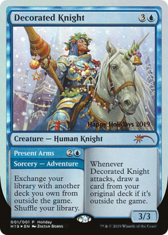 Decorated Knight // Present Arms (001) (Holiday) - Foil