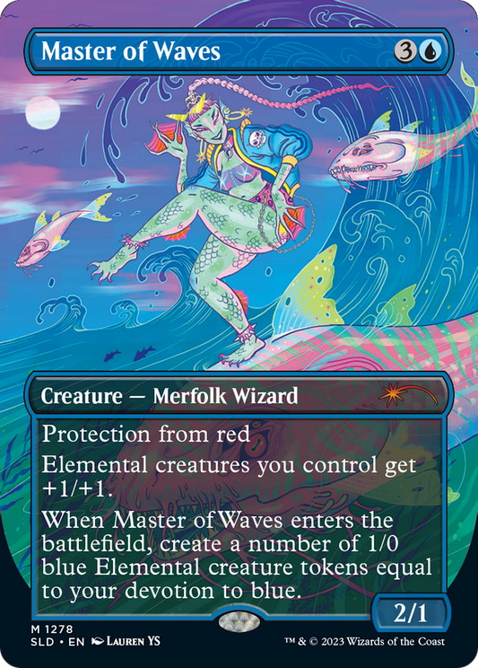 Master of Waves (1278) (Borderless) - Foil