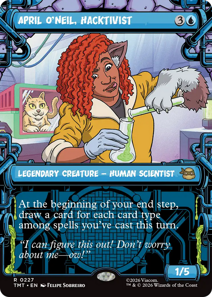 April O'Neil, Hacktivist (0227) (Sewer Frame) (TMT)