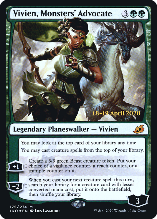 Vivien, Monsters' Advocate (175) (Prerelease) - Foil