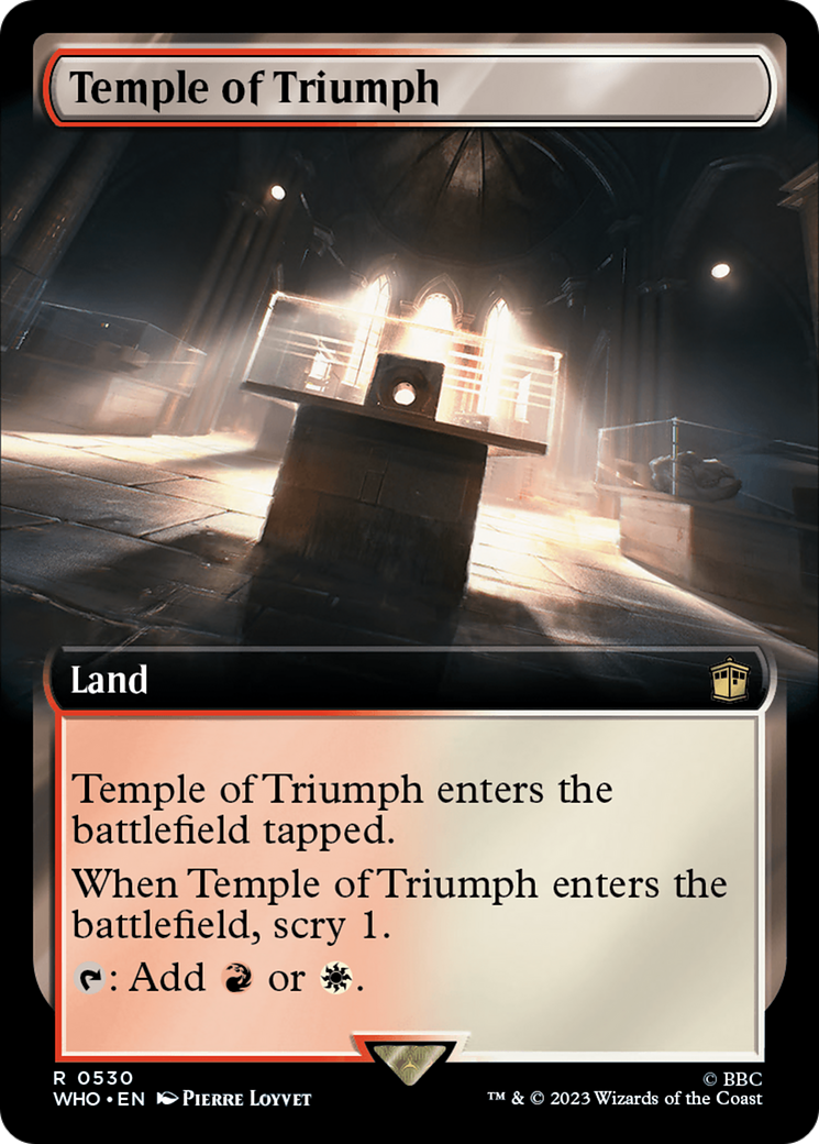 Temple of Triumph (0530) (Extended Art) - Foil