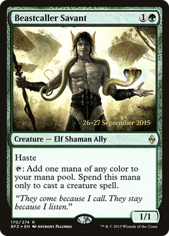 Beastcaller Savant (170) (Prerelease) - Foil