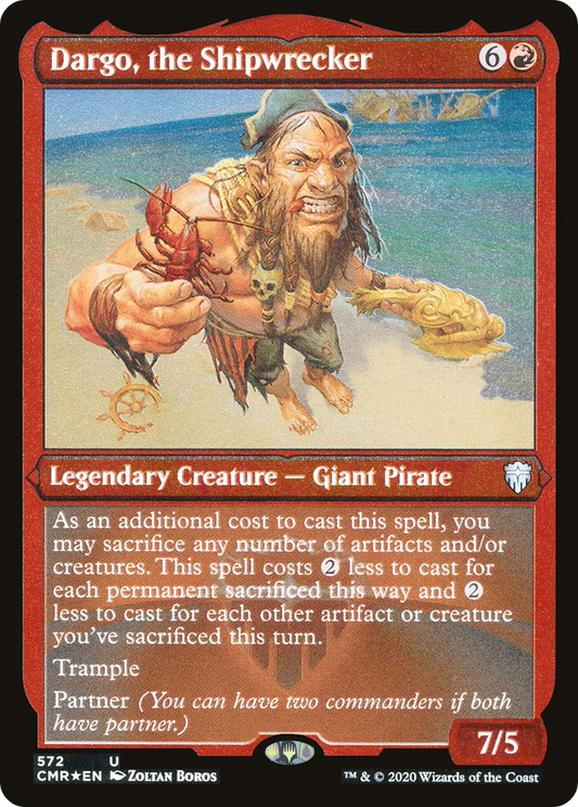Dargo, the Shipwrecker - Foil Etched