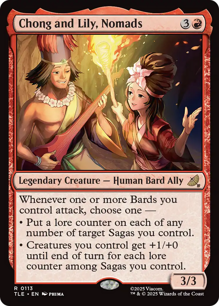 Chong and Lily, Nomads - Foil tle