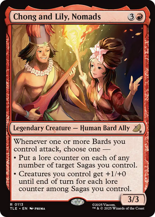 Chong and Lily, Nomads - Foil tle