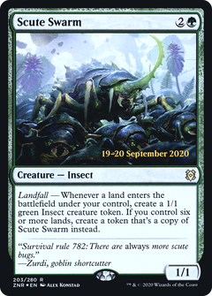Scute Swarm (203) (Prerelease) - Foil