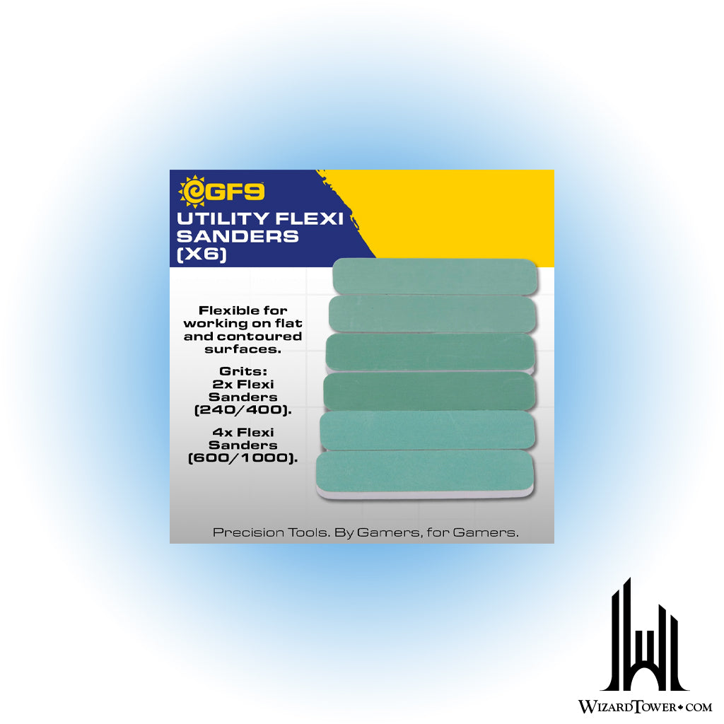 GF9 Hobby Tools Utility Flexi Sanders - 9 Qty