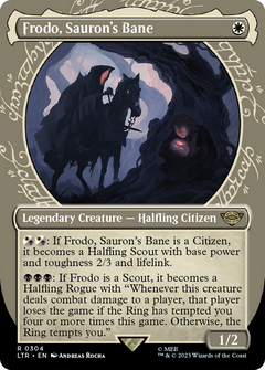 Frodo, Sauron's Bane (0304) (Borderless) (Showcase)