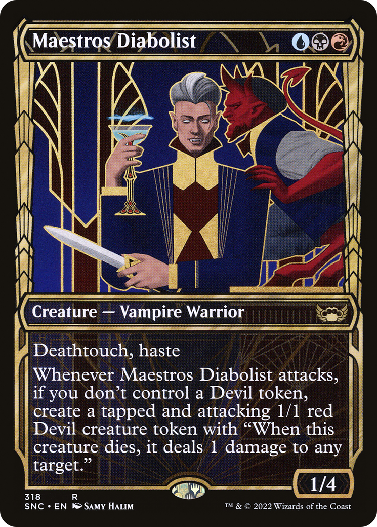 Maestros Diabolist (318) (Showcase) - Foil