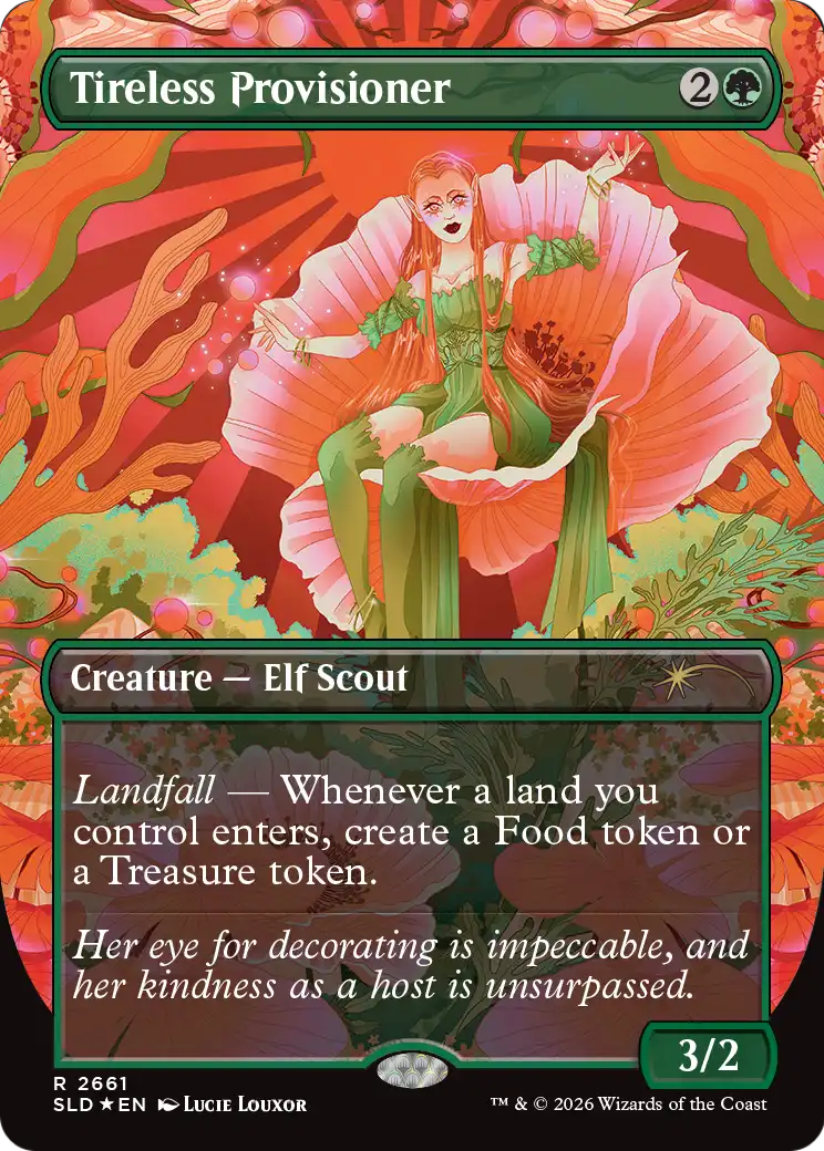 Tireless Provisioner (2661) (Borderless) (SLD) - Foil