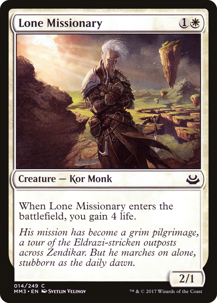 Lone Missionary - Foil