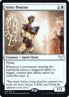 Strict Proctor (033) (Prerelease) - Foil