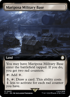Mariposa Military Base (0443) (Extended Art) - Foil